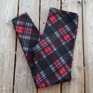 Plaid Fleece Leggings